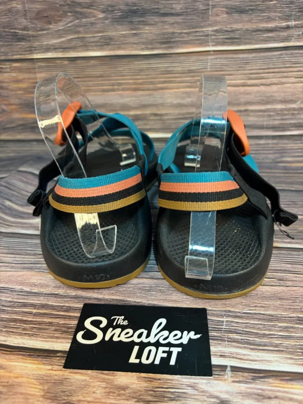 Chaco Z/1 Classic Sport Sandals Men's Blue Black Strappy Size 10